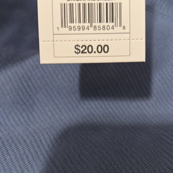 a new day Boxy Blue Ribbed Sweatshirt - Picture 5 of 5